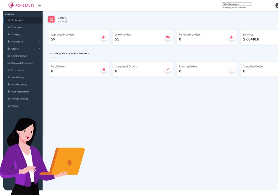 Super Web Admin Panel Features