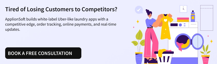 laundry app development cost