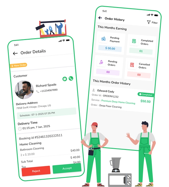 Providr app features