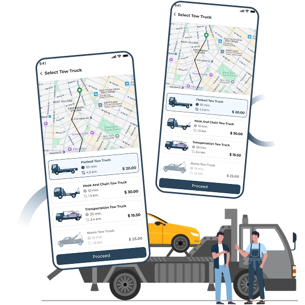 Uber for Tow Trucks App Development