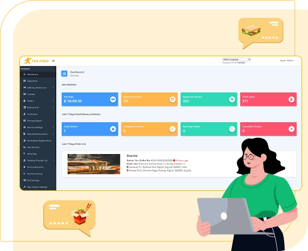 Web Admin Panel Demo