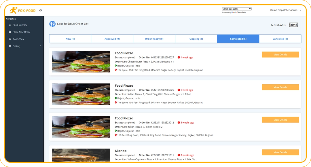 Web Admin Panel Features