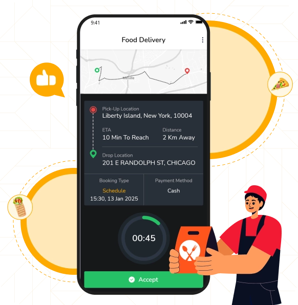 Driver App Features