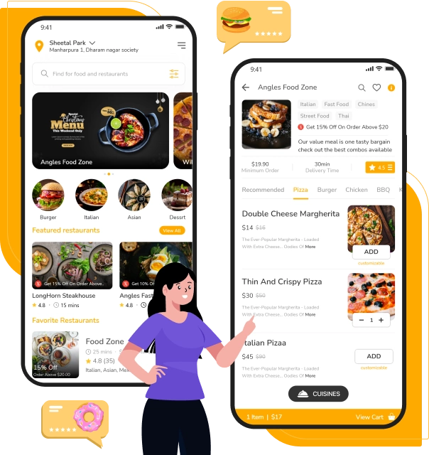 Food delivery app solution