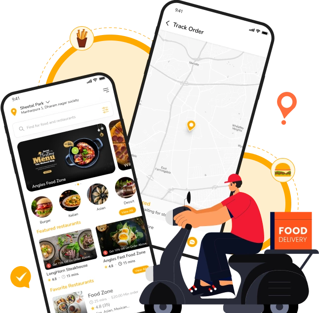 food delivery app development solutions