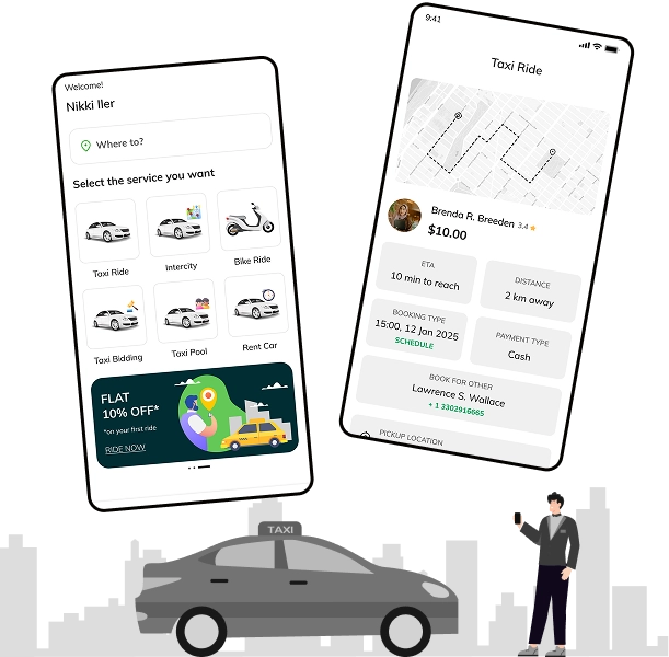 uber clone app development